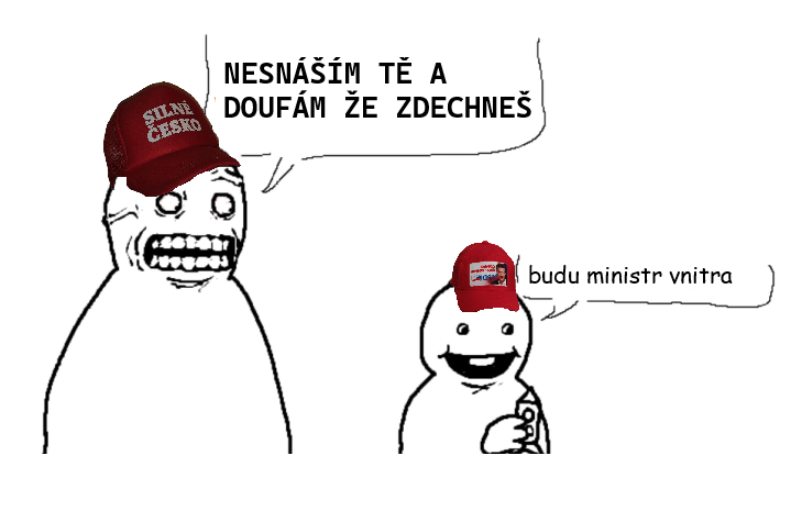 Babiš potom co Okamura neumí 5 minut mlčet