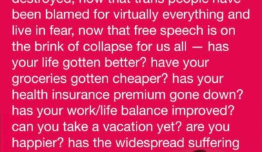 These are some damn good questions. Bravo, Ariana!