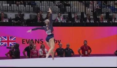 Ruby Evans’ Silver Medal Winning Performance at Worlds 2025