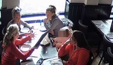 Four women and kids devour £300 worth of steaks and cocktails then walk out