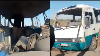 Photo/social media Syria bus blast: Five soldiers killed, 13 injured in explosion; IS link suspected