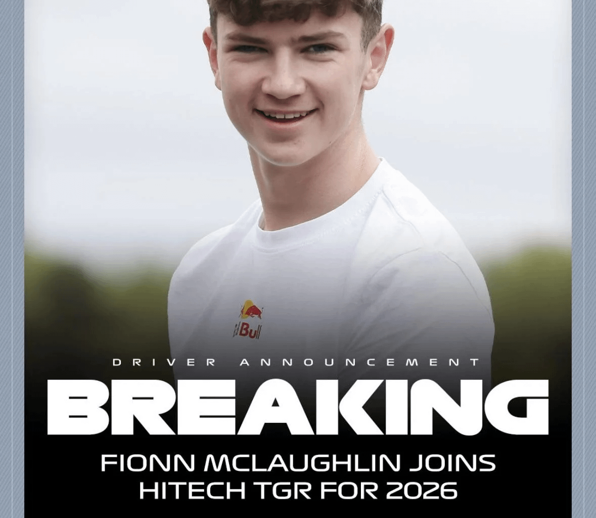 Magherafelt driver and British F4 champion Fionn McLaughlin will race on the F1 undercard next season, signing for Hitech TGR in FIA Formula 3