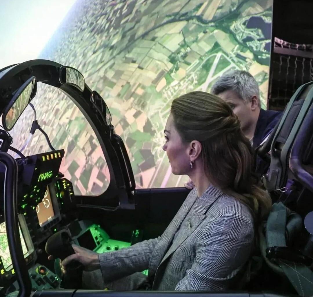 The Princess of Wales at RAF Coningsby