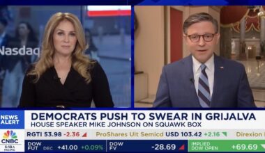 ‘Why Can’t You Seat Her?’ CNBC Host Grills Mike Johnson Over His Refusal to Seat Democrat Amid Lawsuit Threat