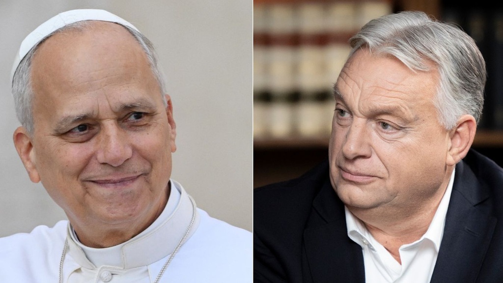 Orbán Viktor a pápával találkozik