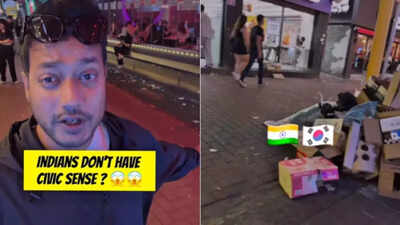 Viral: Man shows littered streets in South Korea, questions why only Indians face civic sense criticism