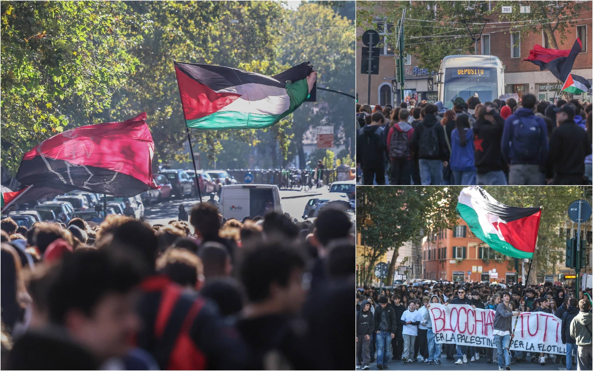 corteo a roma