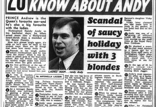 Revisiting Andrew’s various non-Epstein related scandals over the years