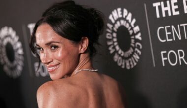 Meghan, duchesse de Sussex, arrive au gala du Paley Center for Media en l'honneur de l'acteur et réalisateur Tyler Perry, au Beverly Wilshire Hotel à Beverly Hills, le 4 décembre 2024
