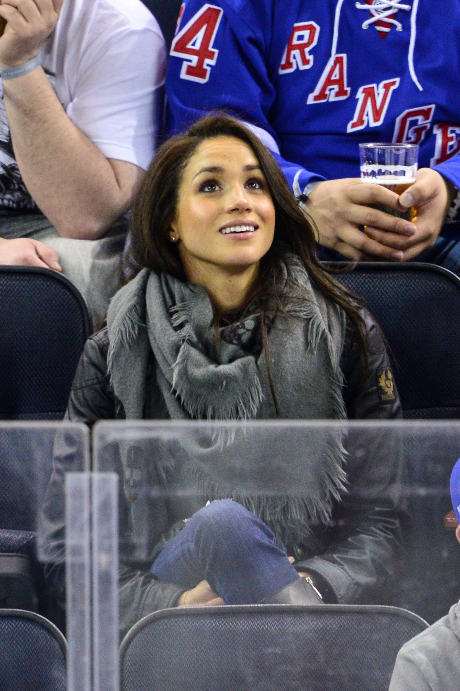 celebrities attend the new jersey devils vs the new york rangers game