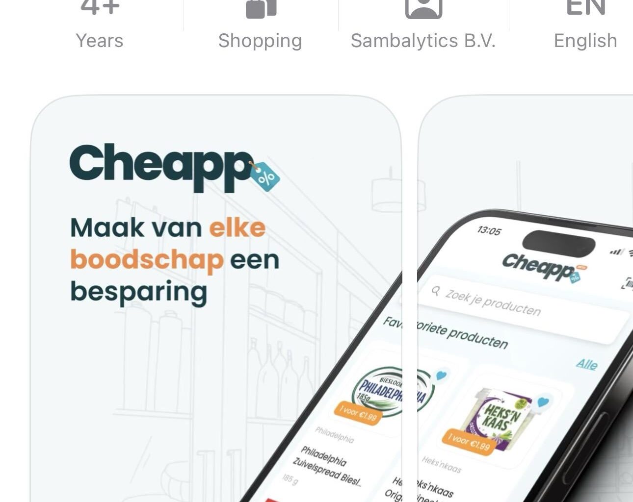 New app to find cheap prices in supermarkets!