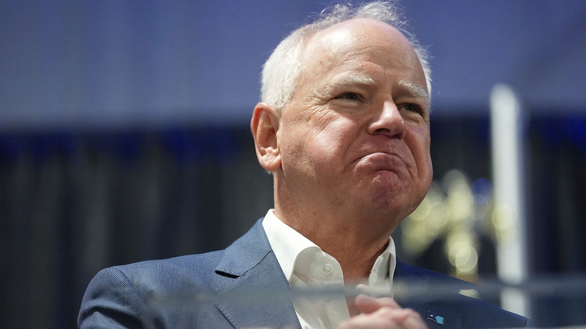 Minnesota Gov. Tim Walz speaks at an event