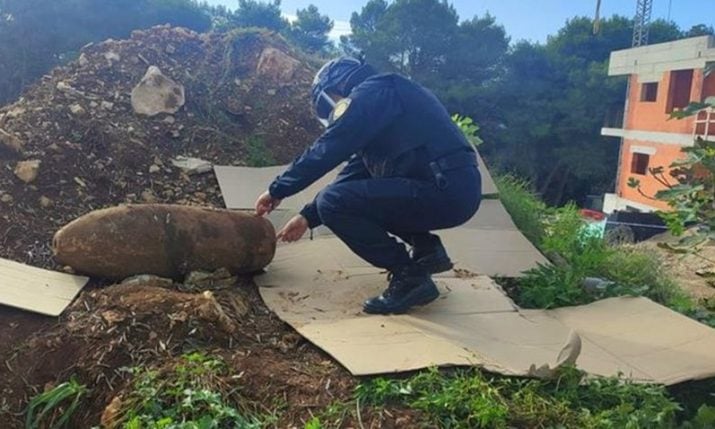 VIDEO: World War II aircraft bomb found near Pula safely neutralised
