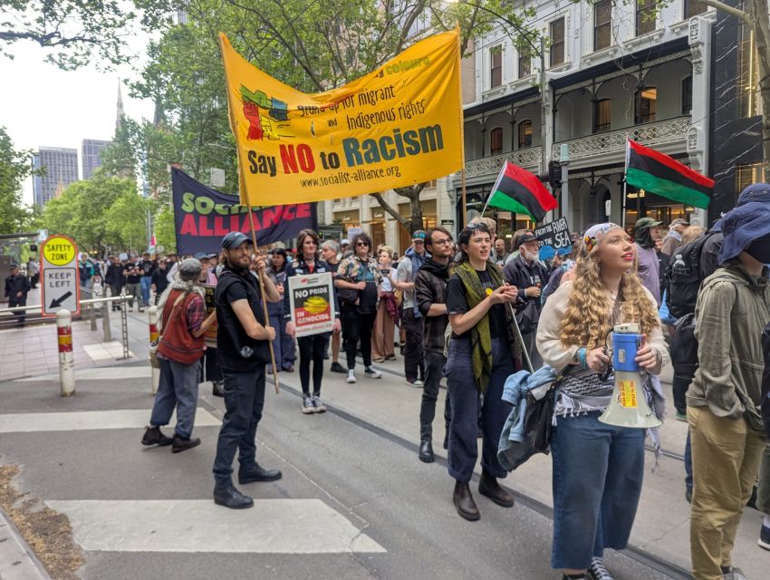 Socialist Alliance members in melbourne