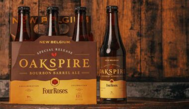 New Belgium Oakspire Bourbon Barrel Ale - Four Roses Collaboration