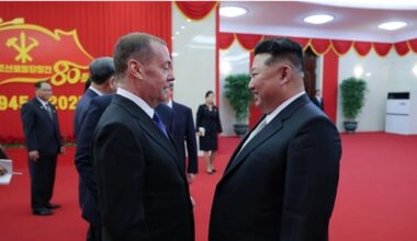 North Korea's Kim tells Russia's Medvedev that he Hopes to Further Develop Alliance