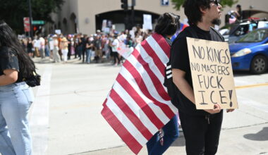 14 Arrested at Downtown L.A. ‘No Kings Day’ Protest