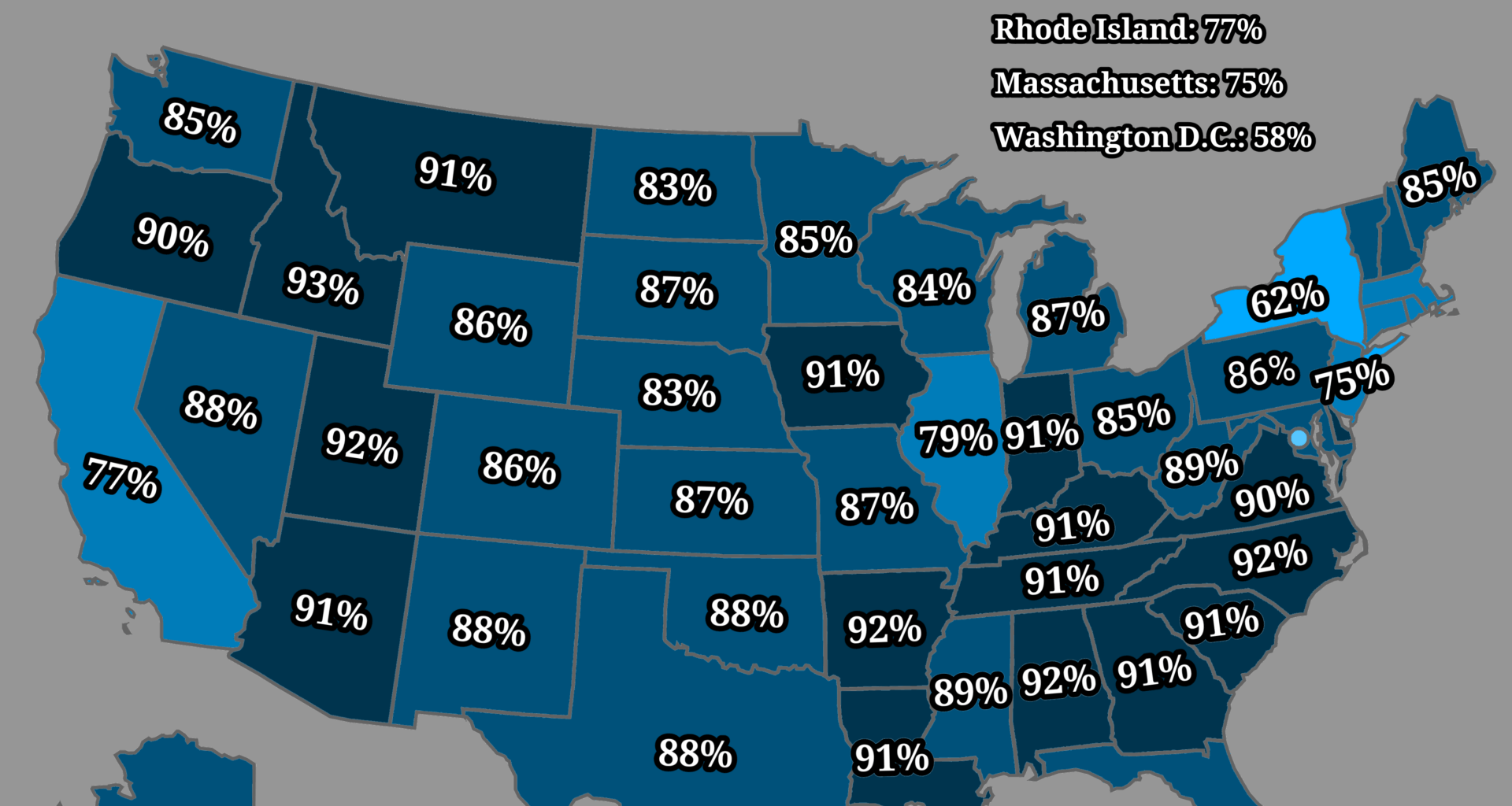 Washing Machine ownership in US [OC]