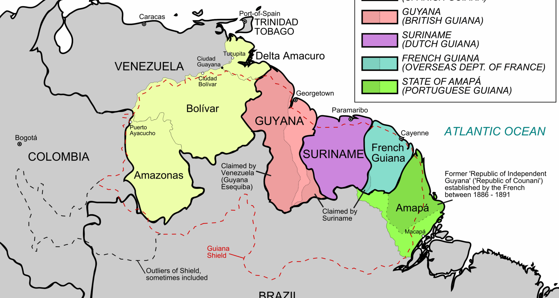 Las Cinco Guayanas