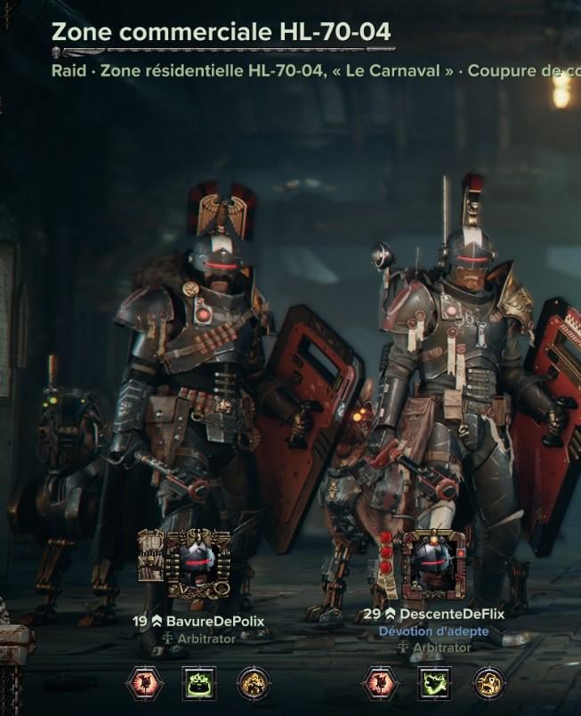 J'ai fait un peu de Marteau de Guerre 40 000 : Marée Noire avec deux gus très bien nommés.