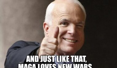 The cult has fallen in line with the war machine