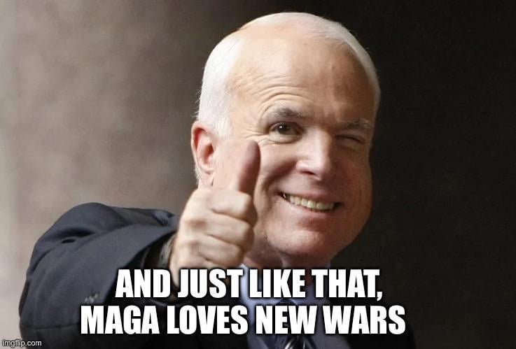 The cult has fallen in line with the war machine