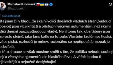 Kalousek se distancuje od pětihnoje