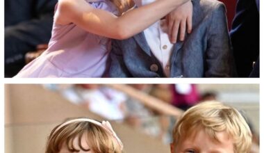 Cute moments between the princely twins of Monaco♥️🤍