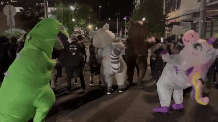 Trump Held 'Antifa' Roundtable To Protect America From Dancing Unicorns