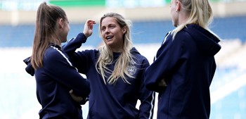 Assist for Olivia Holdt in big win for Denmark