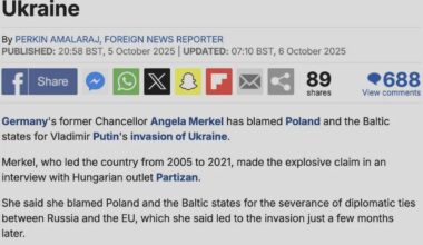 Mutti Merkel reinventing history again.