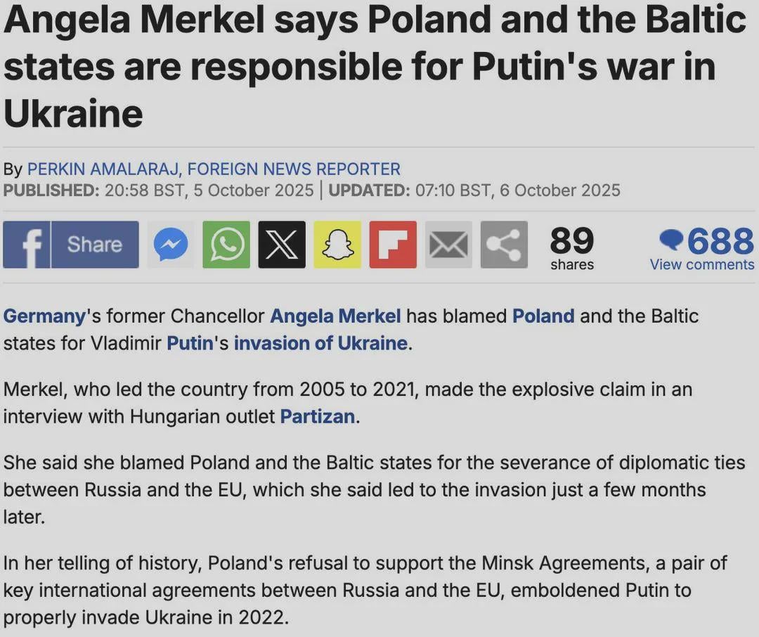 Mutti Merkel reinventing history again.
