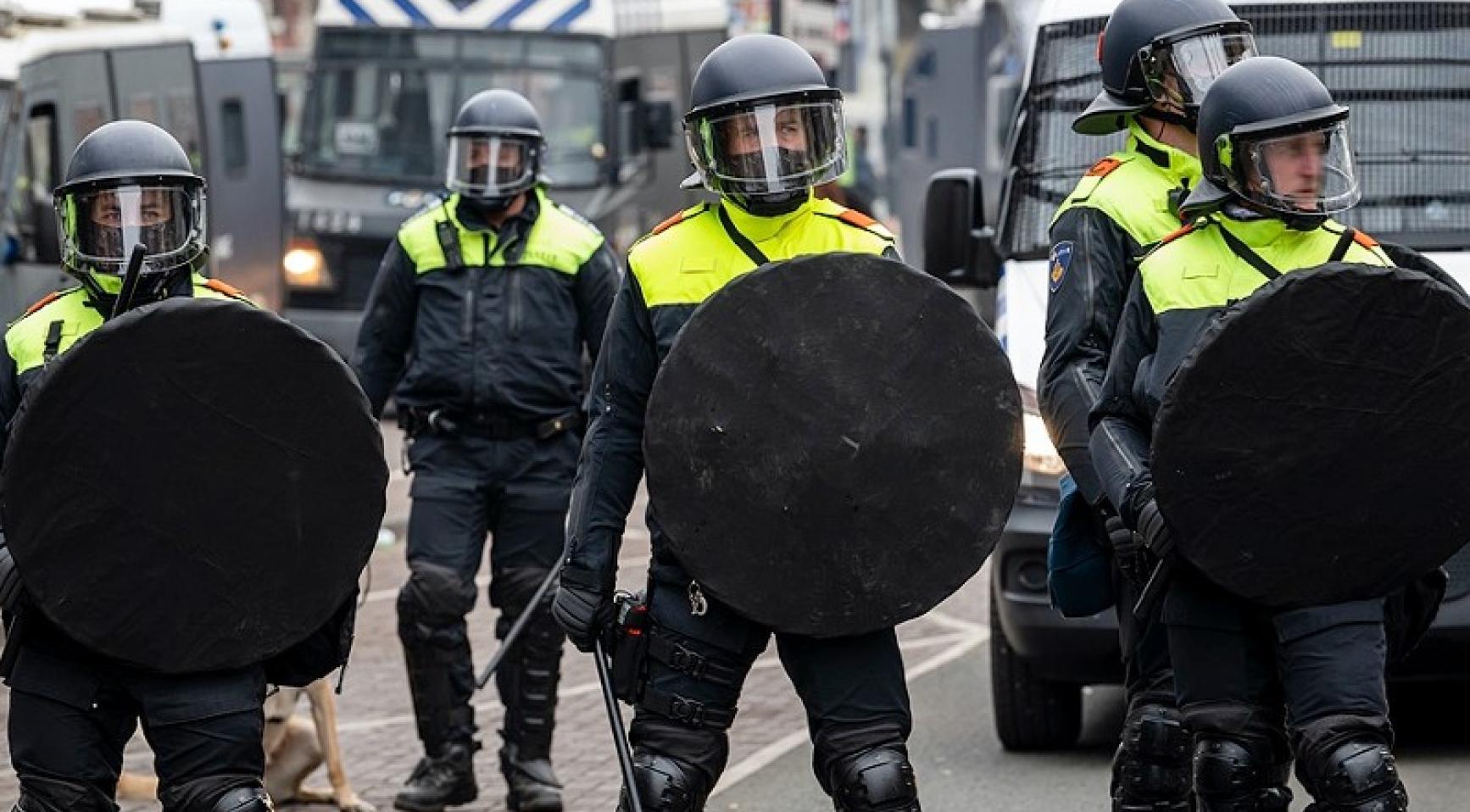 Police arrest dozens as anti-war activists block Rotterdam port rail line
