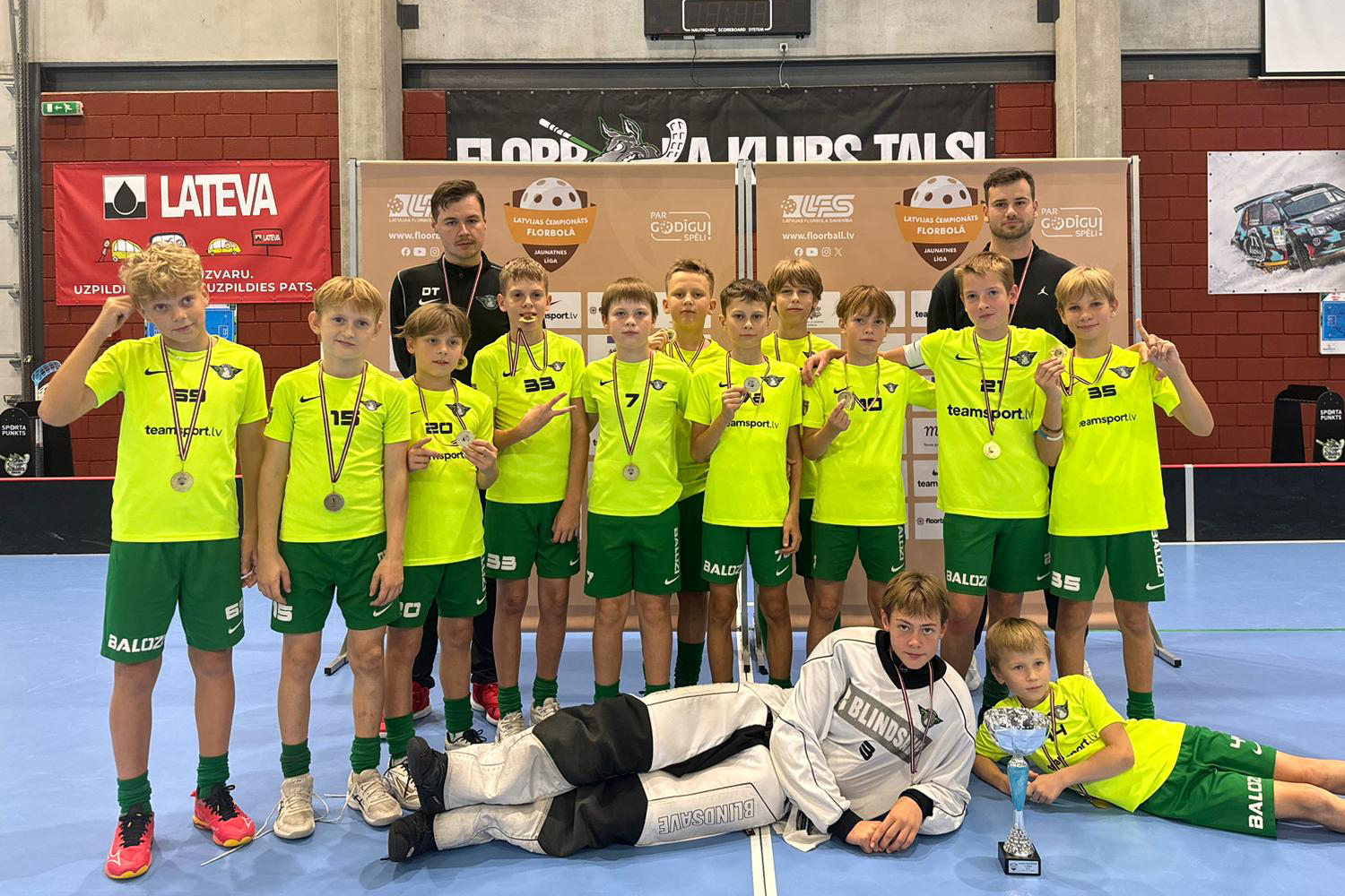 Latvijas Florbola savienība » LV » 2022/2023 » Jaunumi » ZU12 grupas "Mily" Latvijas kauss aizceļo uz Baložiem