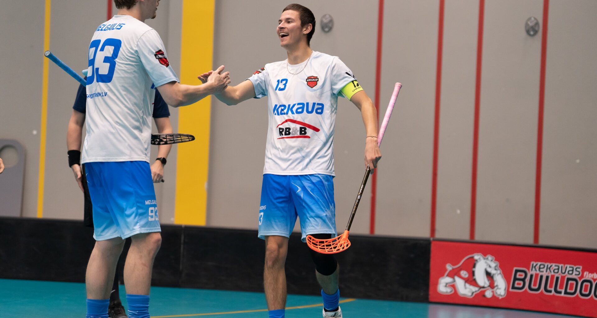 Latvijas Florbola savienība » LV » 2025/2026 » Jaunumi » "Ķekava/RB&B" pie otrās uzvaras tiek mačā pret lielvārdiešiem