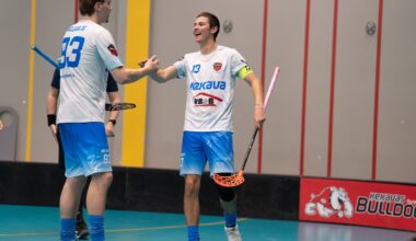 Latvijas Florbola savienība » LV » 2025/2026 » Jaunumi » "Ķekava/RB&B" pie otrās uzvaras tiek mačā pret lielvārdiešiem