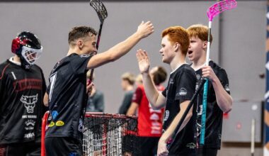 Latvijas Florbola savienība » LV » 2025/2026 » Jaunumi » "Talsu NSS/Krauzers" uzvar irlavniekus un nostiprinās 3. vietā