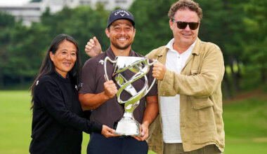 Schauffele wins in Japan, where his mother grew up