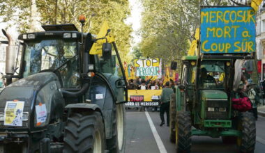 Accord EU-Mercosur : à Paris, les paysans dans la rue pour dénoncer un traité mortifère pour l’agriculture française