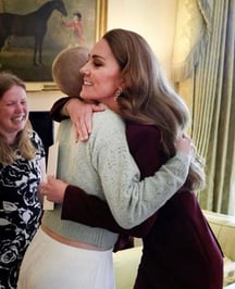 A post from Liz Hatton's mother on the anniversary of them meeting William and Kate at Windsor Castle