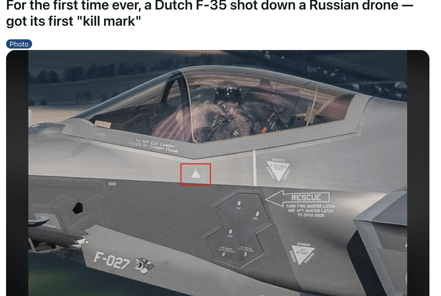 Most drones downed per capita in Western Europe!