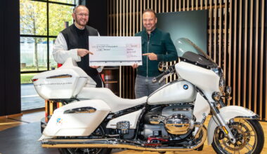 Pope Leo-signed BMW R18 Transcontinental bike