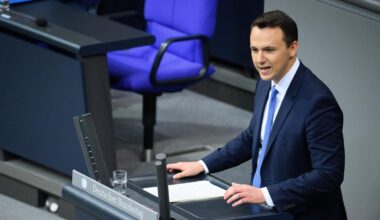 Pascal Reddig (CDU) spricht im Bundestag.