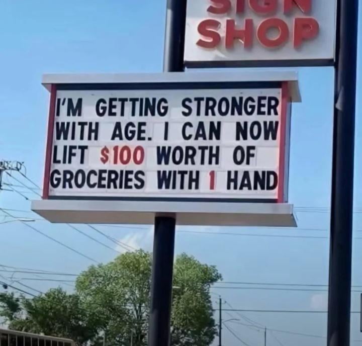 Those are rookie numbers, I can curl $500 worth of groceries