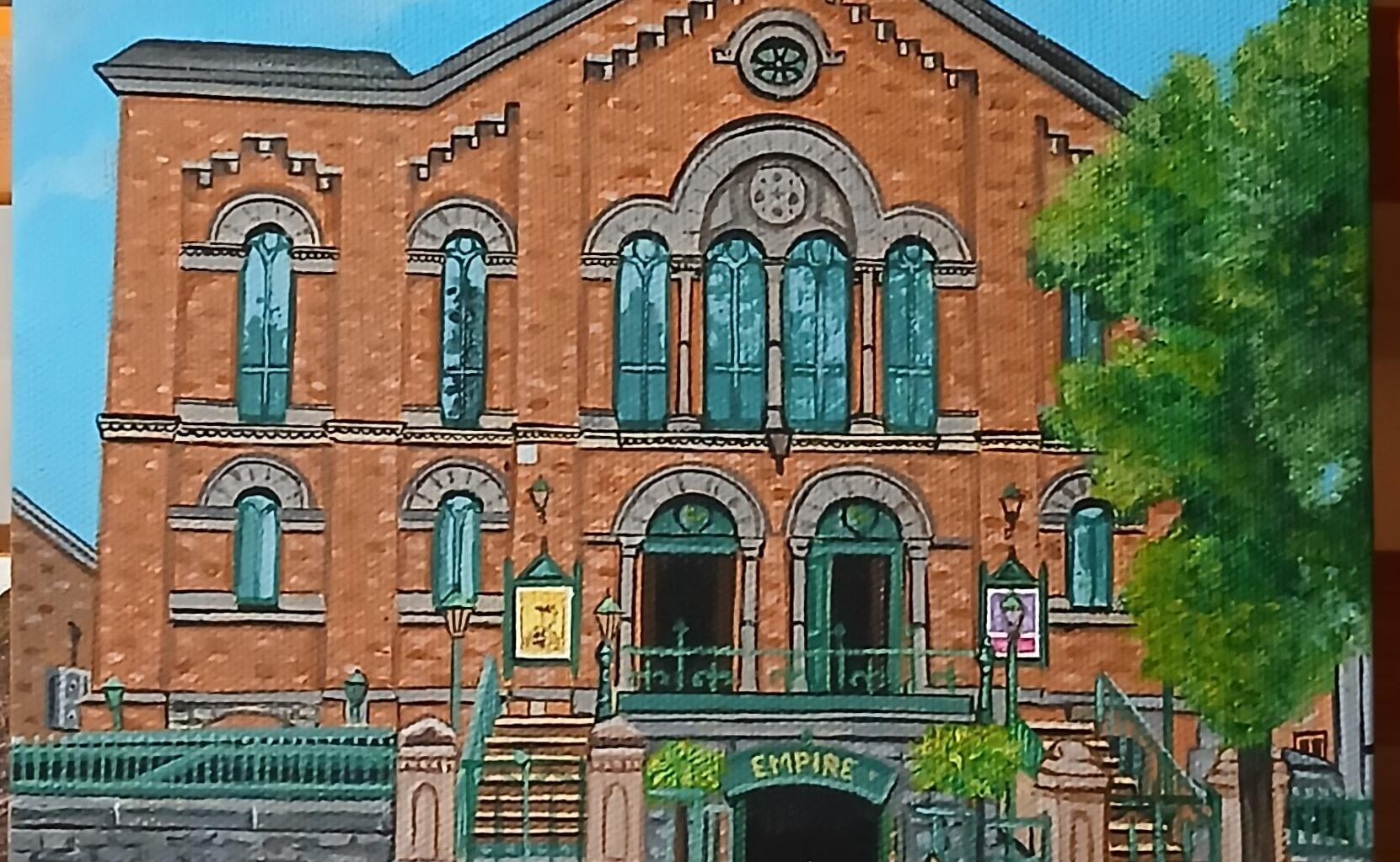 My new painting of The Empire Music Hall 🎨🎶🍺