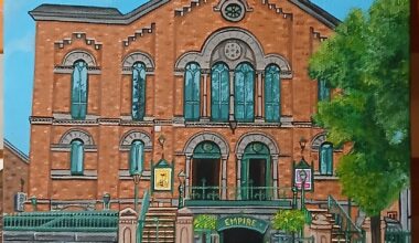 My new painting of The Empire Music Hall 🎨🎶🍺