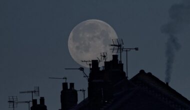Snow Moon. 06 02 2023 (08:49) Shot from Nottinghamshire.