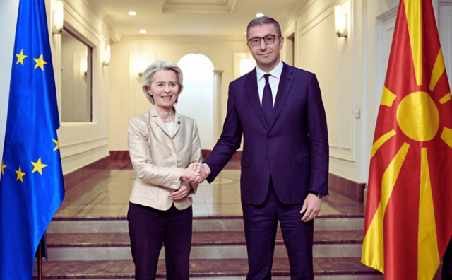Bulgaria: Von der Leyen to North Macedonia: No EU Talks Without Bulgarians in the Constitution