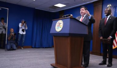 Trump says Illinois governor and Chicago mayor should be jailed as they oppose Guard deployment