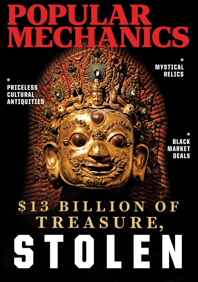 a poster with a skull and text